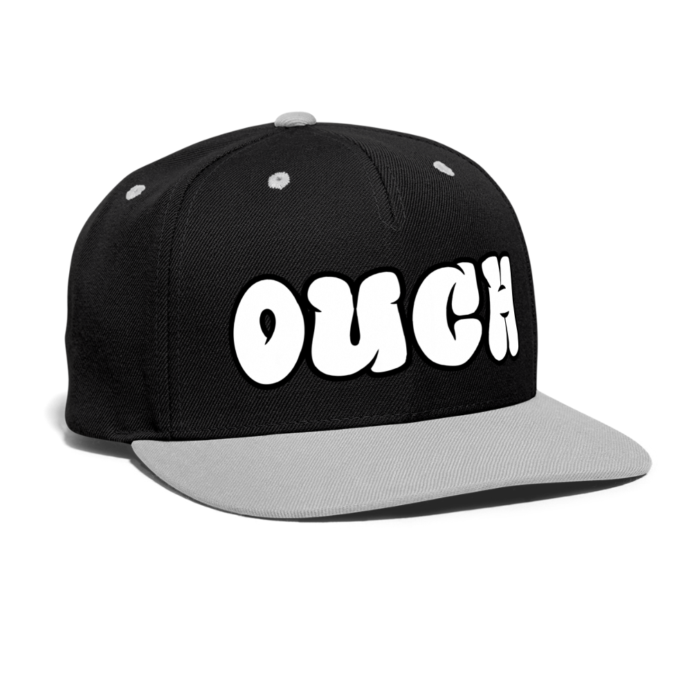 Contrast Snapback Cap - black/grey