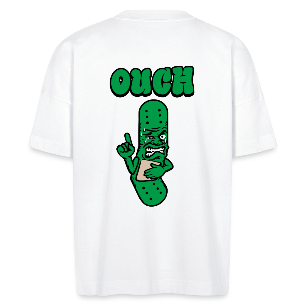 Green Ouch Premium T-Shirt - white